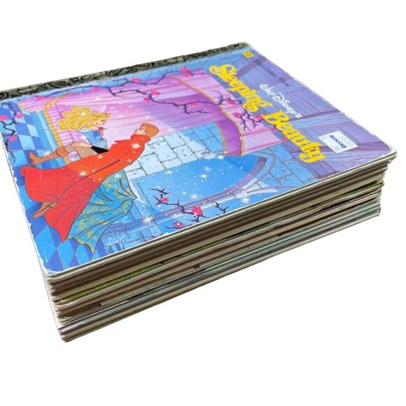 Lot 10 Little Golden Book Childrens Disney Titles Sleeping Beauty u Mickey Lion - Picture 4 of 8